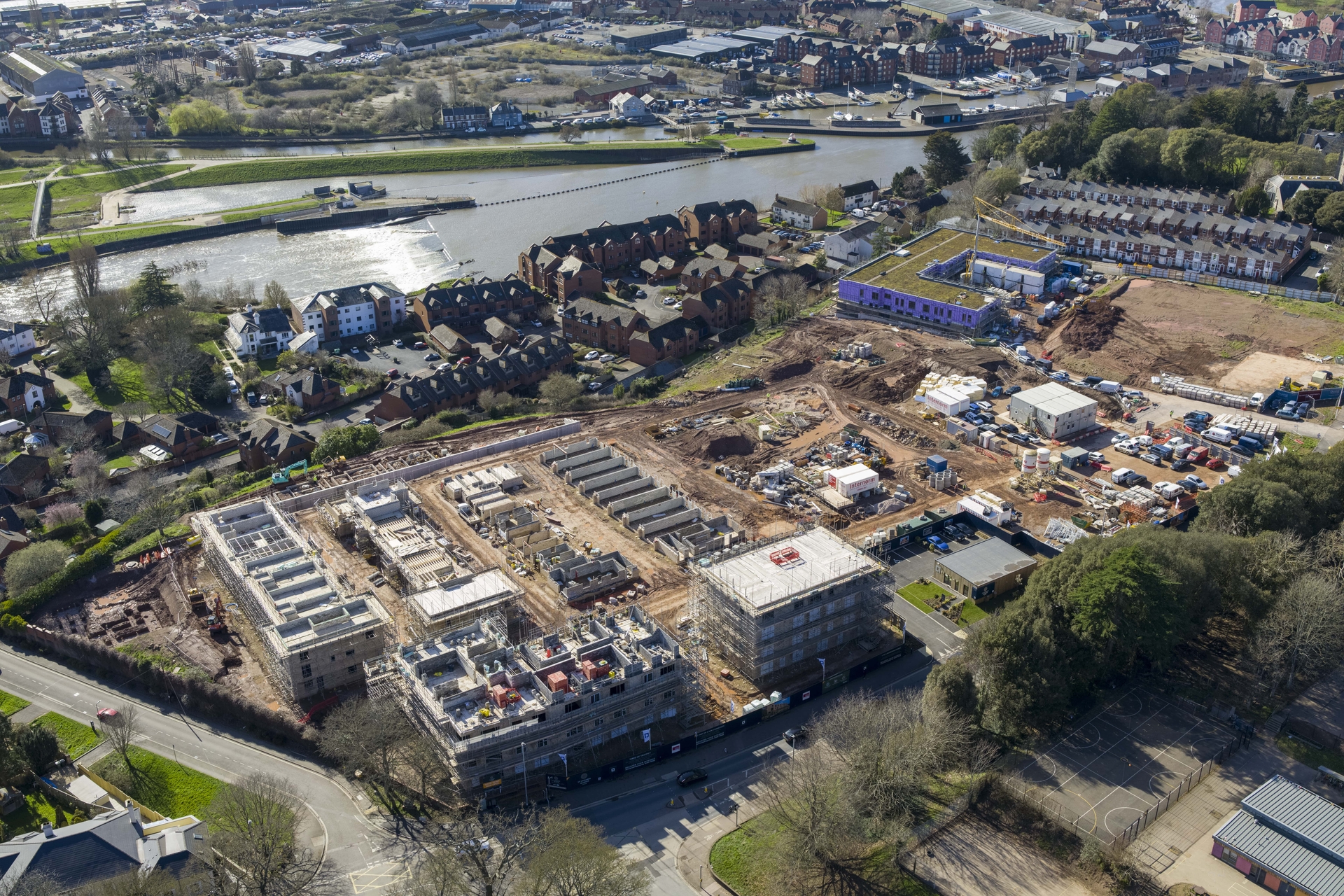 St Leonards Quarter Update - body image showing a drone photo over the site