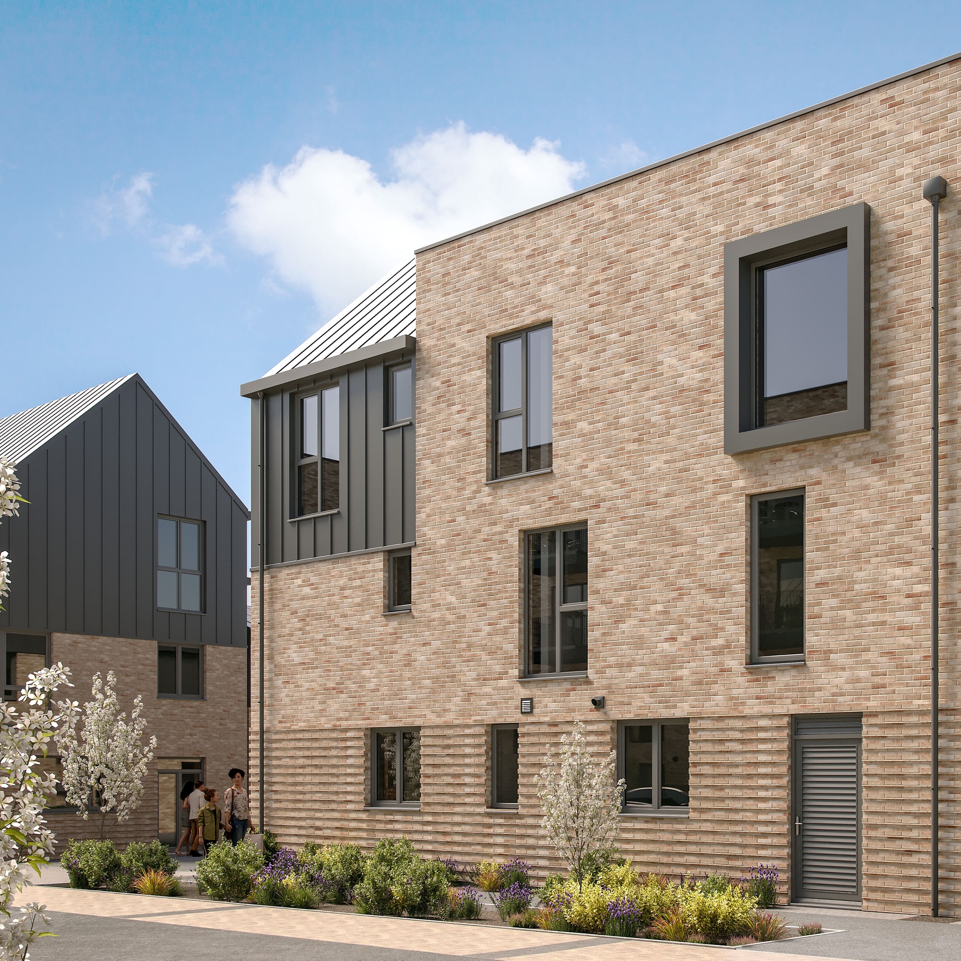 St Leonards Quarter, Exeter, row of houses, property developer