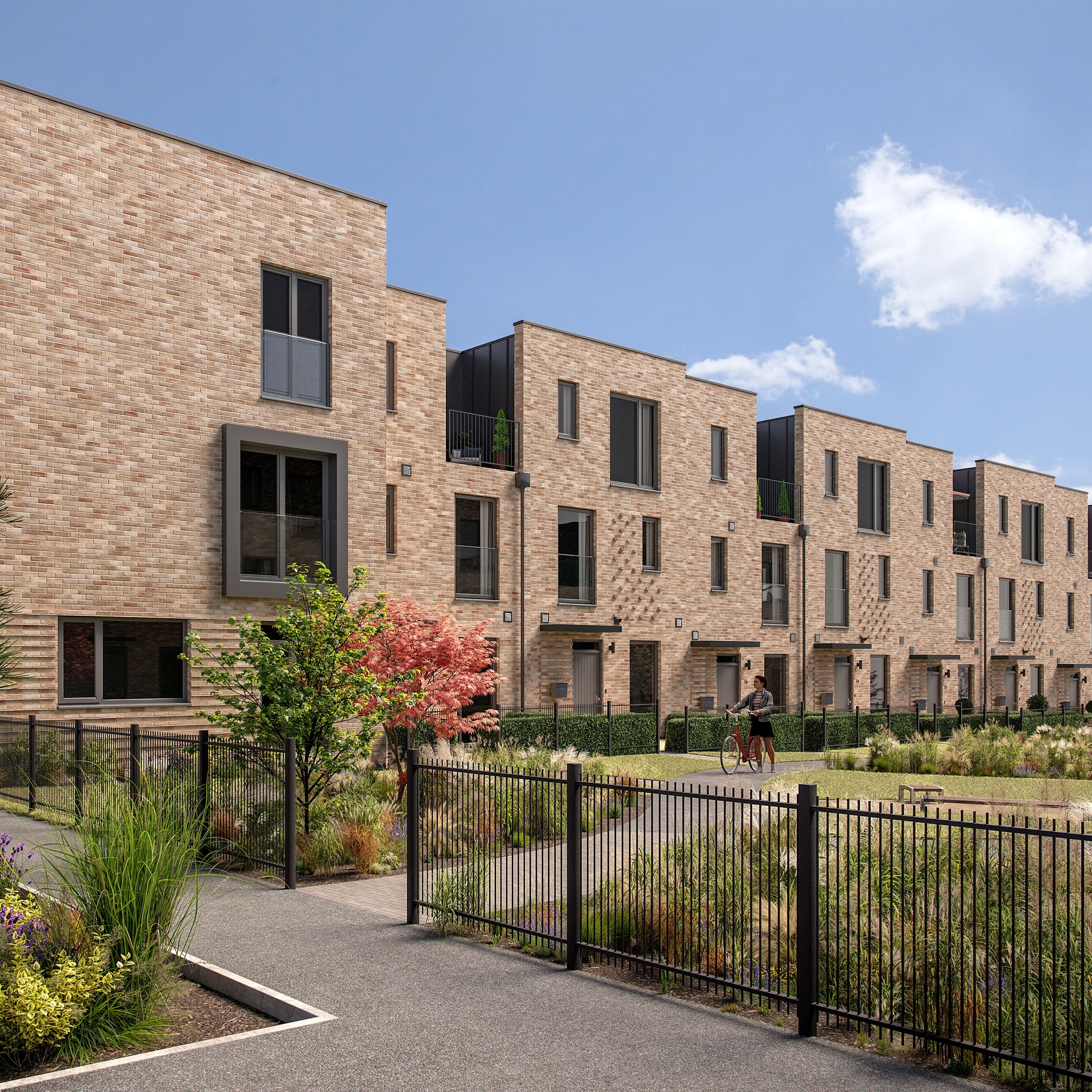 St Leonards Quarter, Exeter, row of houses, property developer