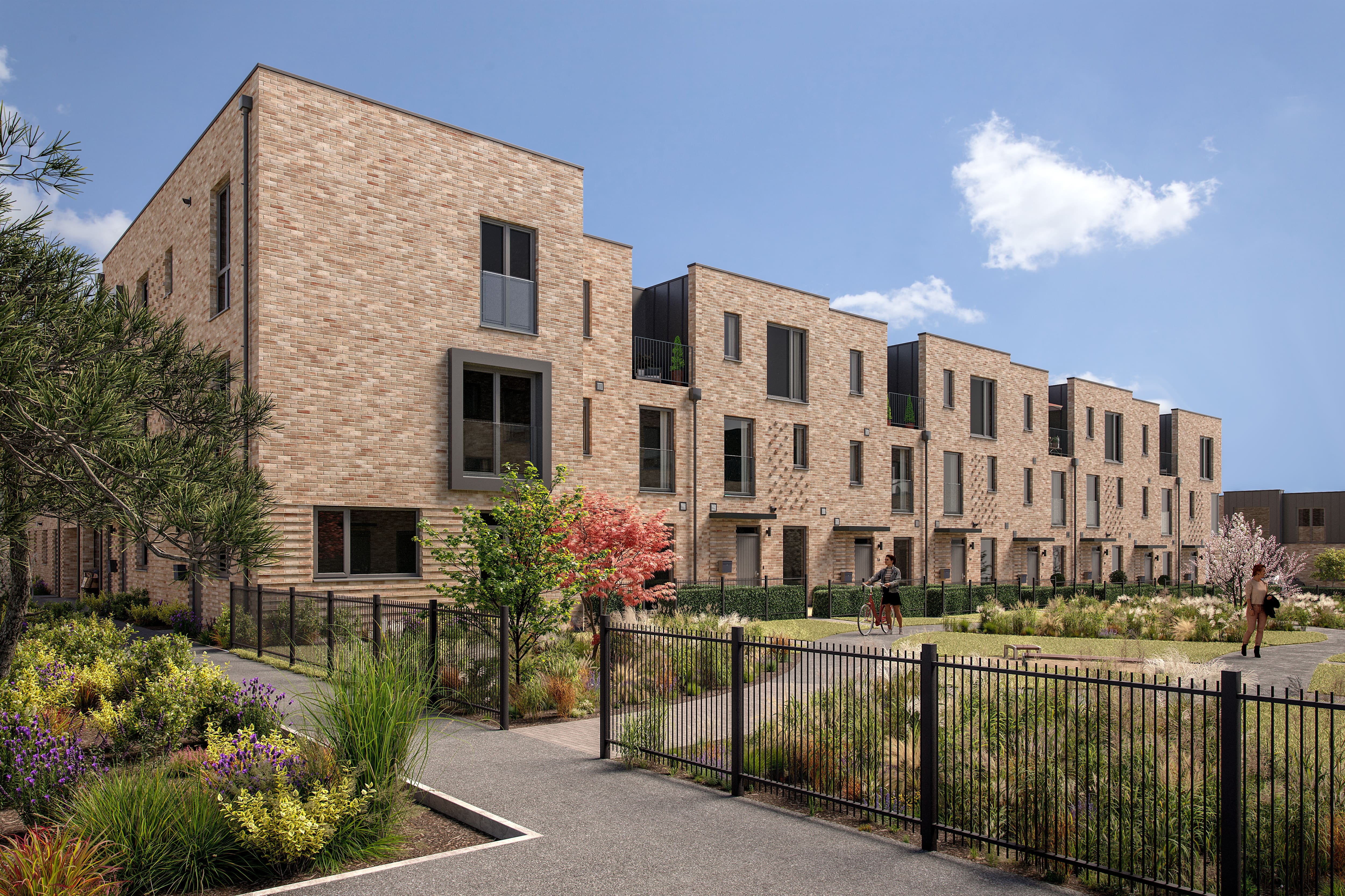 St Leonards Quarter, Exeter, row of houses, property developer