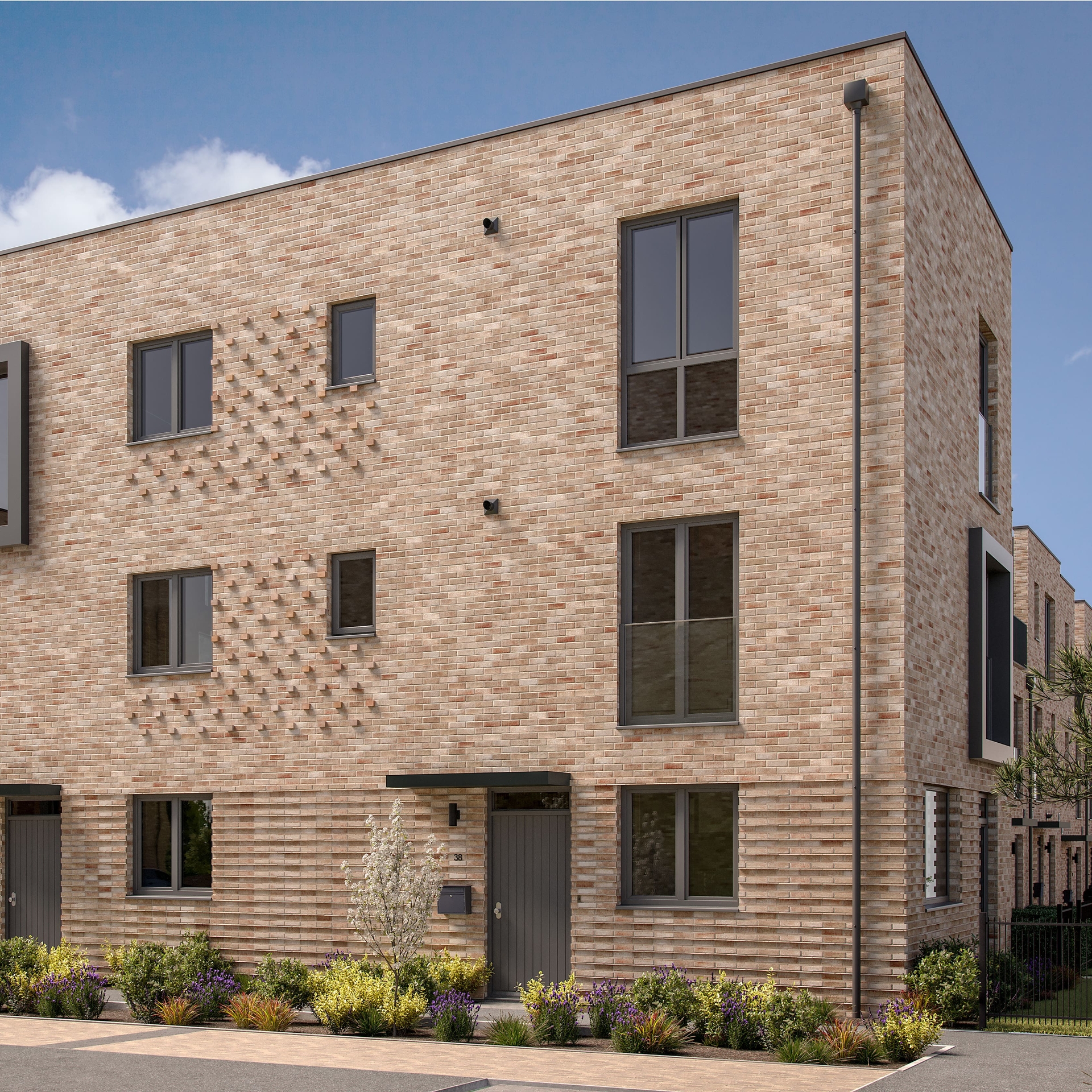 St Leonards Quarter, Exeter, row of houses, property developer